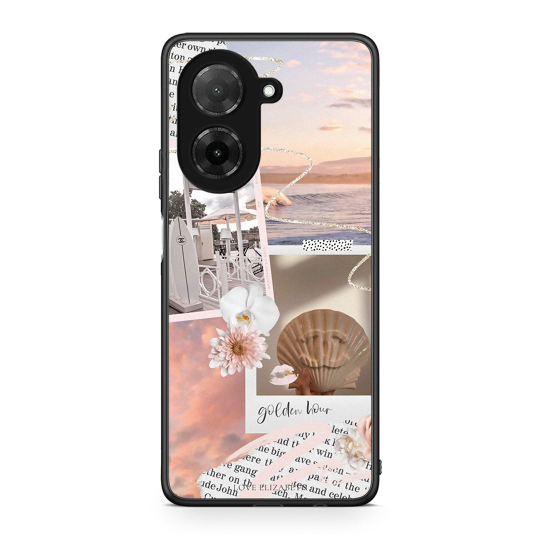 Xiaomi Redmi A5 Golden Hour Θήκη Αγίου Βαλεντίνου από τη Smartfits με σχέδιο στο πίσω μέρος και μαύρο περίβλημα | Smartphone case with colorful back and black bezels by Smartfits