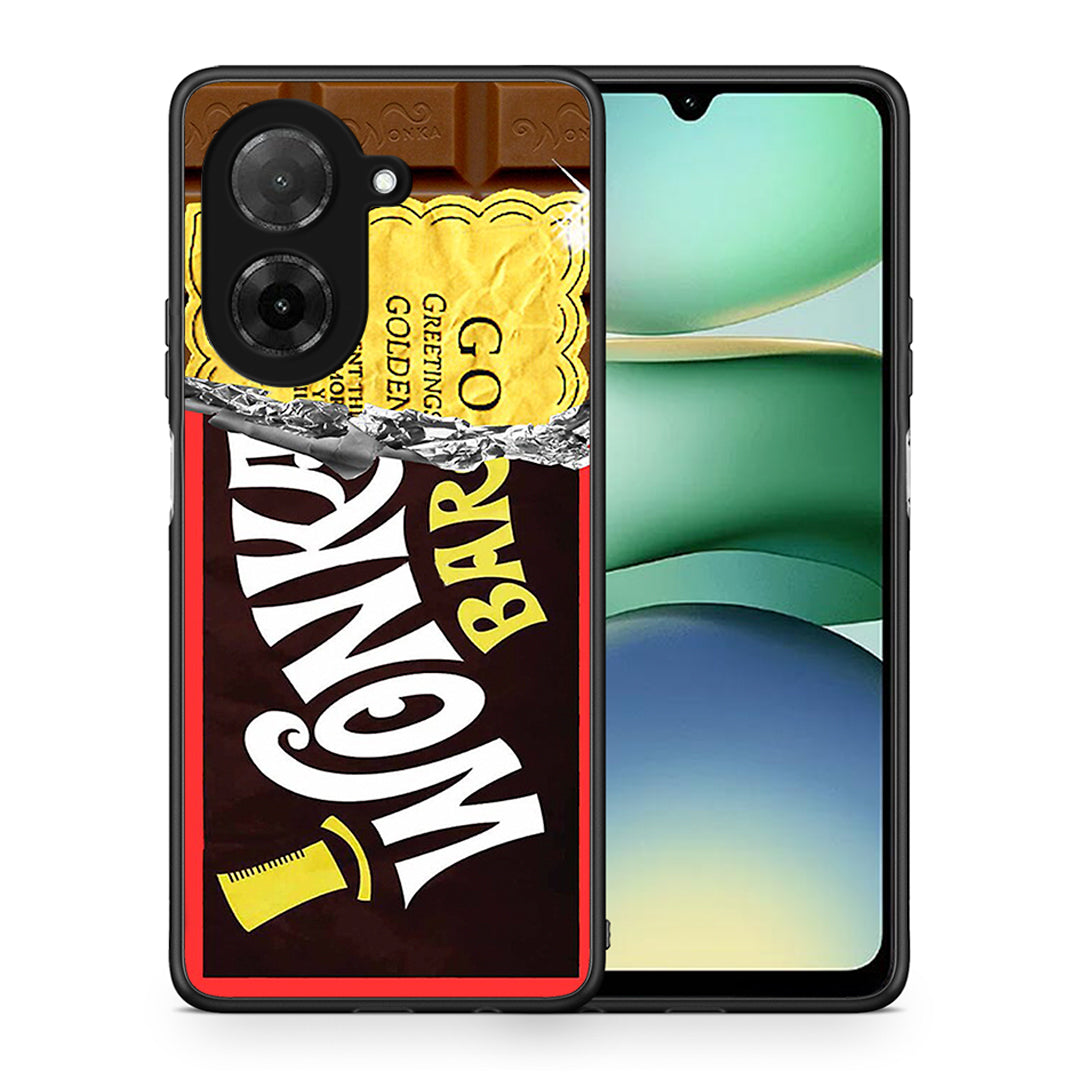 Θήκη Xiaomi Redmi A5 Golden Ticket από τη Smartfits με σχέδιο στο πίσω μέρος και μαύρο περίβλημα | Xiaomi Redmi A5 Golden Ticket case with colorful back and black bezels