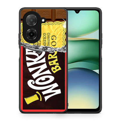 Θήκη Xiaomi Redmi A5 Golden Ticket από τη Smartfits με σχέδιο στο πίσω μέρος και μαύρο περίβλημα | Xiaomi Redmi A5 Golden Ticket case with colorful back and black bezels
