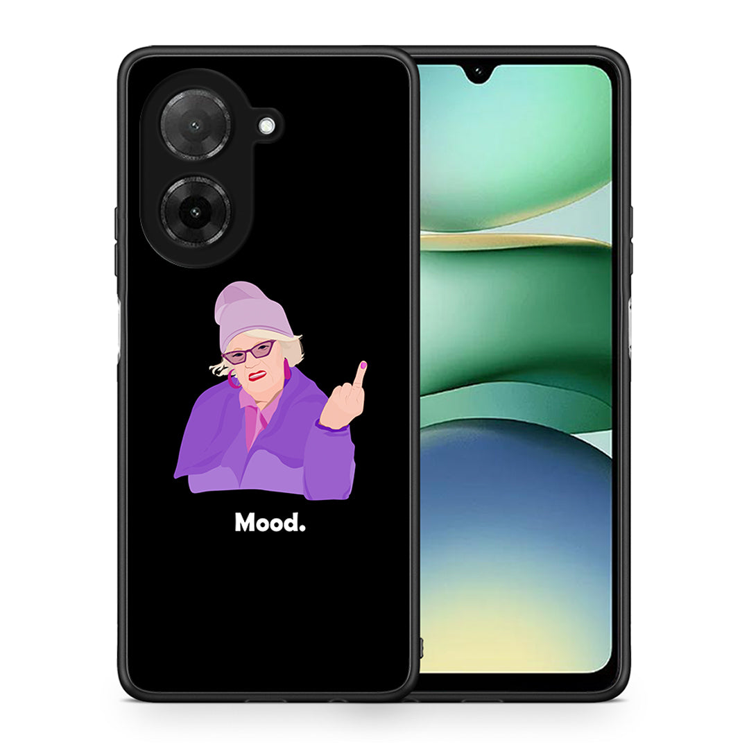 Θήκη Xiaomi Redmi A5 Grandma Mood Black από τη Smartfits με σχέδιο στο πίσω μέρος και μαύρο περίβλημα | Xiaomi Redmi A5 Grandma Mood Black case with colorful back and black bezels