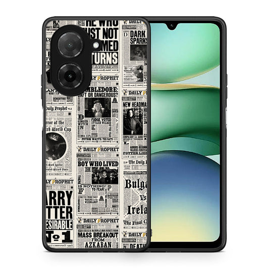 Θήκη Xiaomi Redmi A5 Harry Paper από τη Smartfits με σχέδιο στο πίσω μέρος και μαύρο περίβλημα | Xiaomi Redmi A5 Harry Paper case with colorful back and black bezels