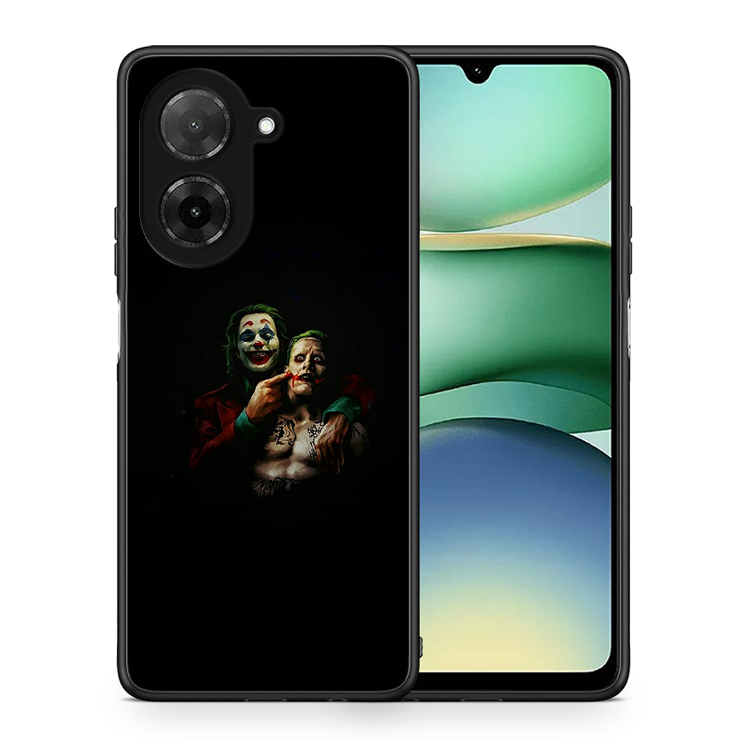 Θήκη Xiaomi Redmi A5 Clown Hero από τη Smartfits με σχέδιο στο πίσω μέρος και μαύρο περίβλημα | Xiaomi Redmi A5 Clown Hero case with colorful back and black bezels