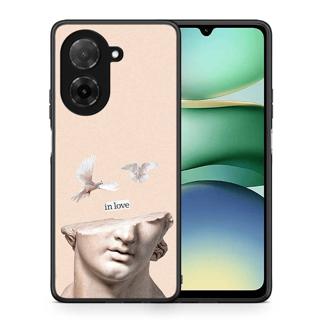 Θήκη Xiaomi Redmi A5 In Love από τη Smartfits με σχέδιο στο πίσω μέρος και μαύρο περίβλημα | Xiaomi Redmi A5 In Love case with colorful back and black bezels
