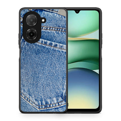 Θήκη Xiaomi Redmi A5 Jeans Pocket από τη Smartfits με σχέδιο στο πίσω μέρος και μαύρο περίβλημα | Xiaomi Redmi A5 Jeans Pocket case with colorful back and black bezels