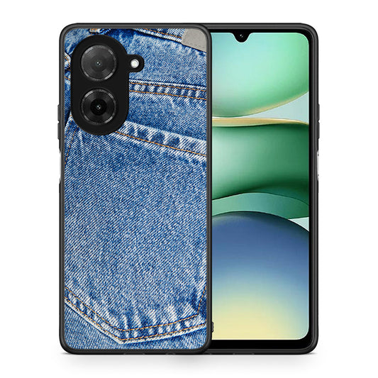 Θήκη Xiaomi Redmi A5 Jeans Pocket από τη Smartfits με σχέδιο στο πίσω μέρος και μαύρο περίβλημα | Xiaomi Redmi A5 Jeans Pocket case with colorful back and black bezels