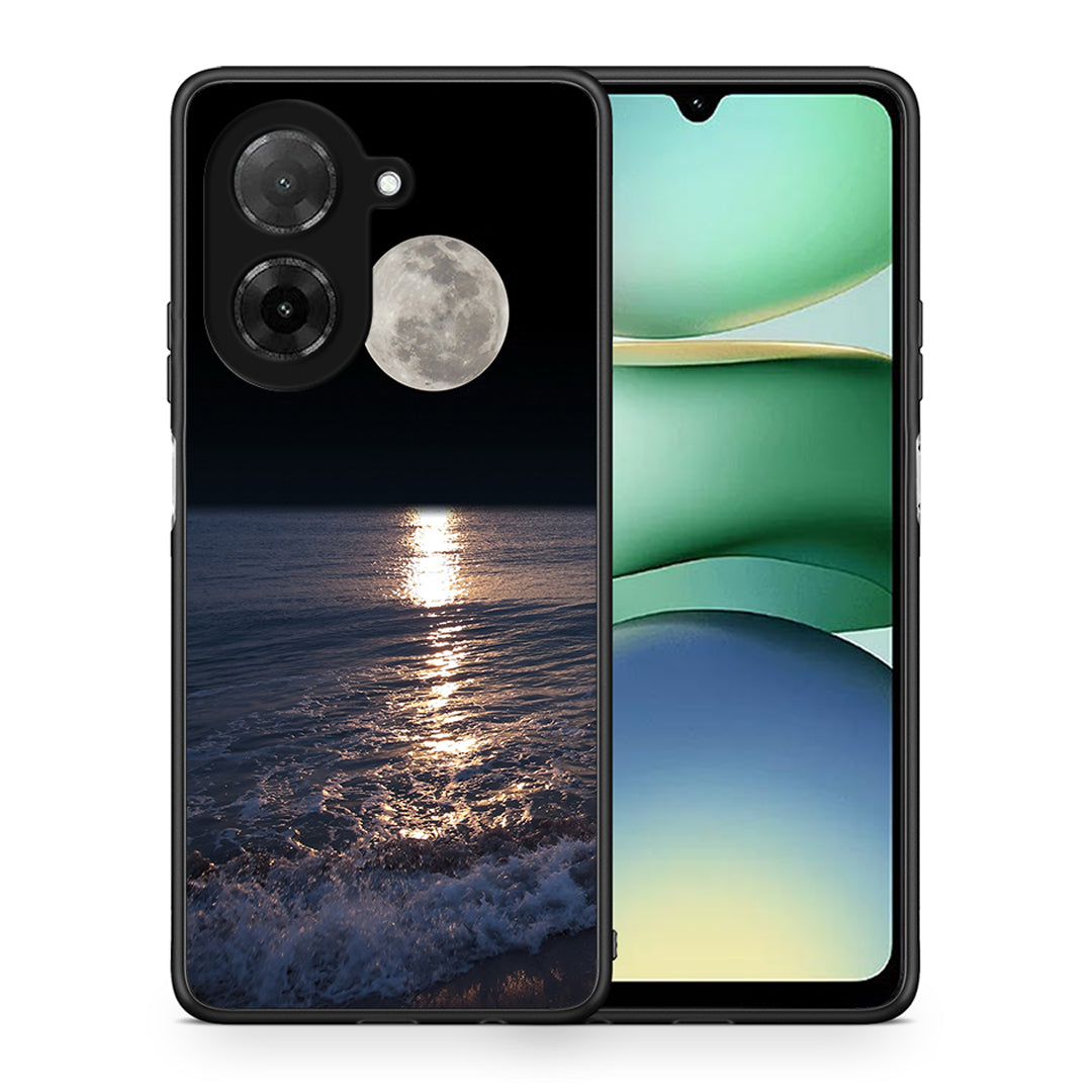 Θήκη Xiaomi Redmi A5 Moon Landscape από τη Smartfits με σχέδιο στο πίσω μέρος και μαύρο περίβλημα | Xiaomi Redmi A5 Moon Landscape case with colorful back and black bezels
