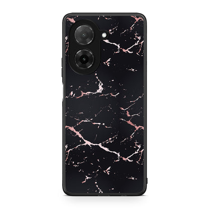 4 - Xiaomi Redmi A5 Black Rosegold Marble case, cover, bumper