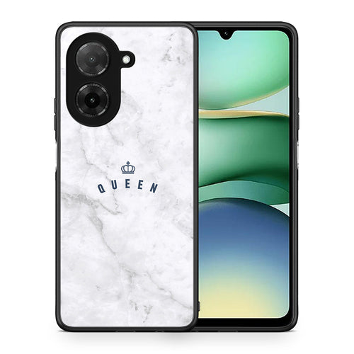 Θήκη Xiaomi Redmi A5 Queen Marble από τη Smartfits με σχέδιο στο πίσω μέρος και μαύρο περίβλημα | Xiaomi Redmi A5 Queen Marble case with colorful back and black bezels