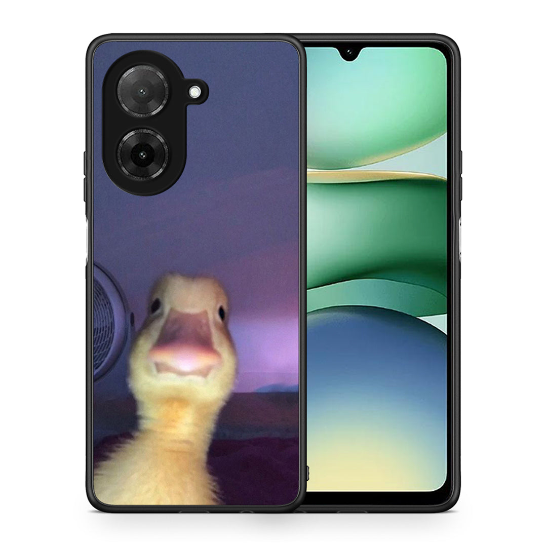 Θήκη Xiaomi Redmi A5 Meme Duck από τη Smartfits με σχέδιο στο πίσω μέρος και μαύρο περίβλημα | Xiaomi Redmi A5 Meme Duck case with colorful back and black bezels