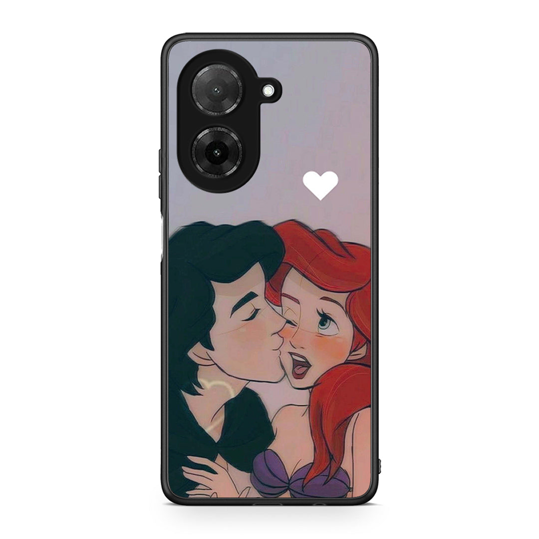 Xiaomi Redmi A5 Mermaid Love Θήκη Αγίου Βαλεντίνου από τη Smartfits με σχέδιο στο πίσω μέρος και μαύρο περίβλημα | Smartphone case with colorful back and black bezels by Smartfits