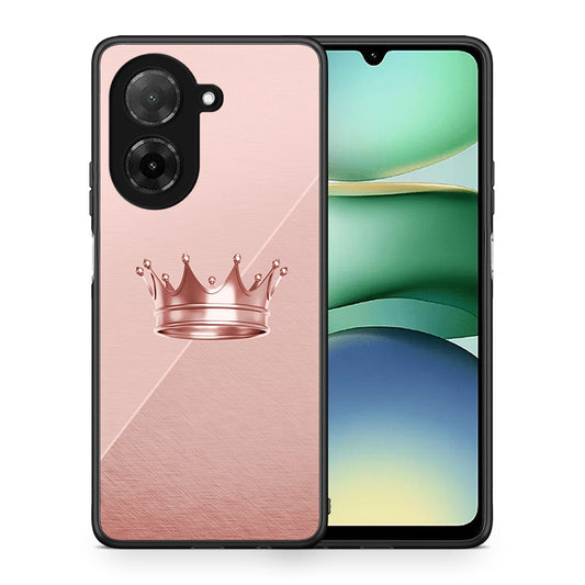 Θήκη Xiaomi Redmi A5 Crown Minimal από τη Smartfits με σχέδιο στο πίσω μέρος και μαύρο περίβλημα | Xiaomi Redmi A5 Crown Minimal case with colorful back and black bezels