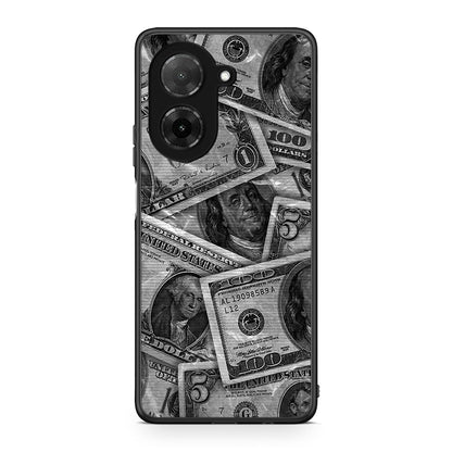 Xiaomi Redmi A5 Money Dollars θήκη από τη Smartfits με σχέδιο στο πίσω μέρος και μαύρο περίβλημα | Smartphone case with colorful back and black bezels by Smartfits