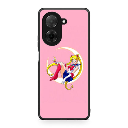 Xiaomi Redmi A5 Moon Girl θήκη από τη Smartfits με σχέδιο στο πίσω μέρος και μαύρο περίβλημα | Smartphone case with colorful back and black bezels by Smartfits
