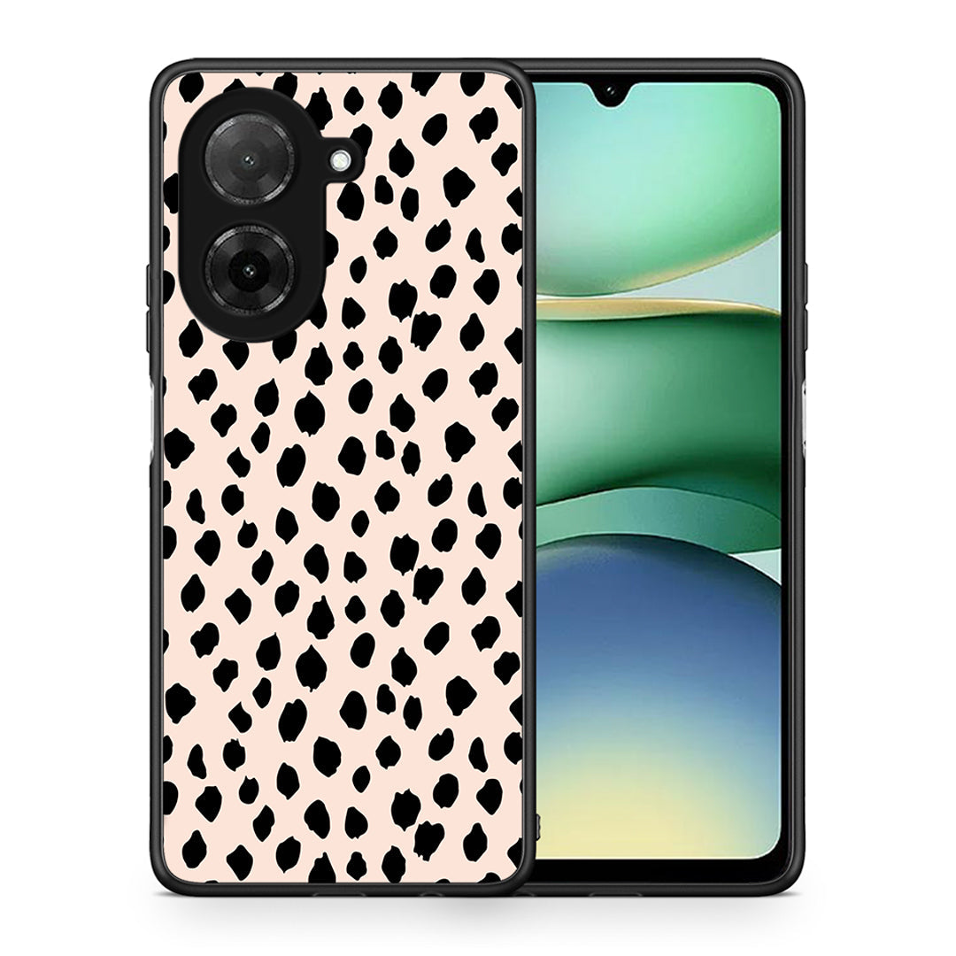 Θήκη Xiaomi Redmi A5 New Polka Dots από τη Smartfits με σχέδιο στο πίσω μέρος και μαύρο περίβλημα | Xiaomi Redmi A5 New Polka Dots case with colorful back and black bezels