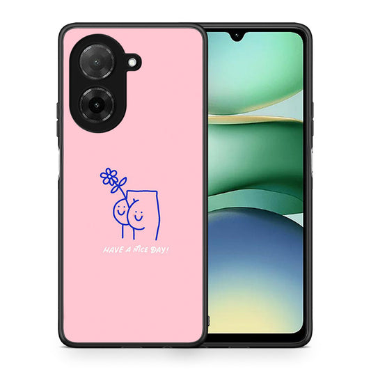 Θήκη Xiaomi Redmi A5 Nice Day από τη Smartfits με σχέδιο στο πίσω μέρος και μαύρο περίβλημα | Xiaomi Redmi A5 Nice Day case with colorful back and black bezels
