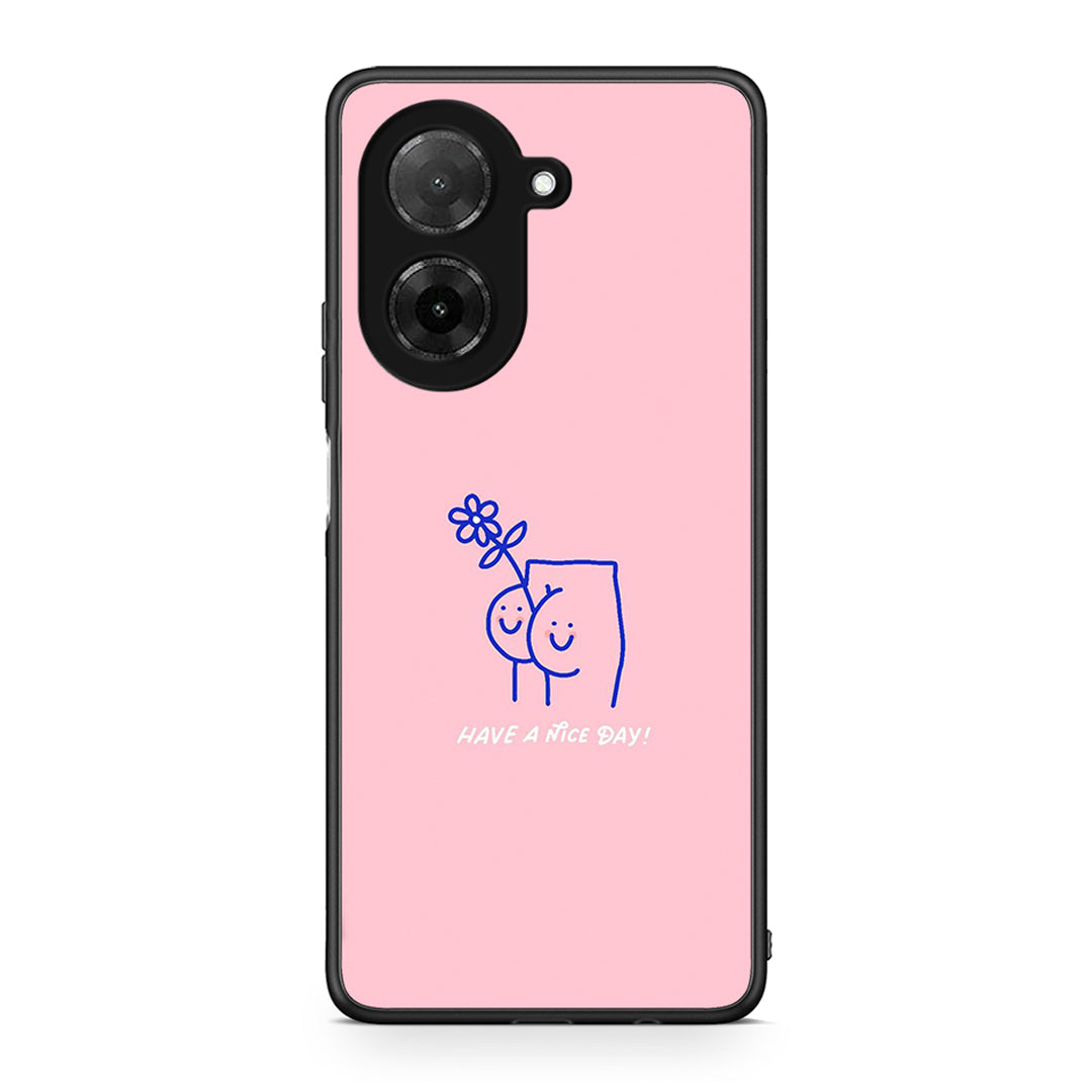 Xiaomi Redmi A5 Nice Day θήκη από τη Smartfits με σχέδιο στο πίσω μέρος και μαύρο περίβλημα | Smartphone case with colorful back and black bezels by Smartfits