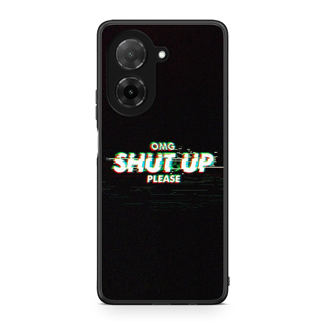 Xiaomi Redmi A5 OMG ShutUp θήκη από τη Smartfits με σχέδιο στο πίσω μέρος και μαύρο περίβλημα | Smartphone case with colorful back and black bezels by Smartfits