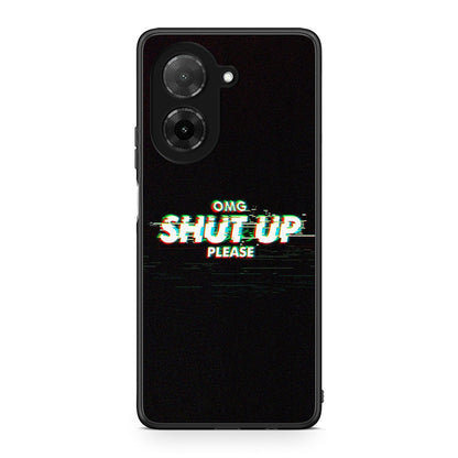 Xiaomi Redmi A5 OMG ShutUp θήκη από τη Smartfits με σχέδιο στο πίσω μέρος και μαύρο περίβλημα | Smartphone case with colorful back and black bezels by Smartfits