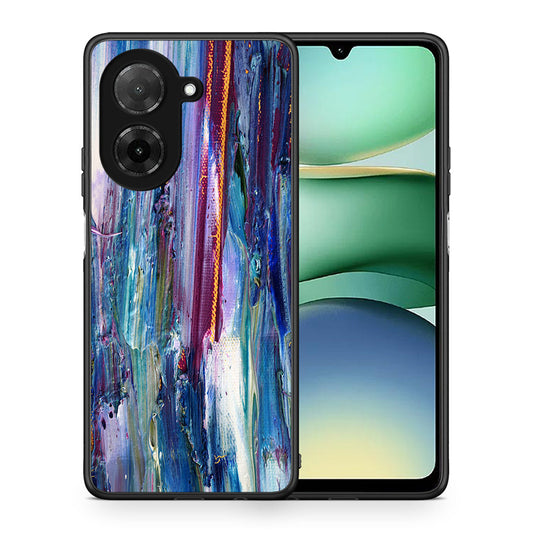 Θήκη Xiaomi Redmi A5 Winter Paint από τη Smartfits με σχέδιο στο πίσω μέρος και μαύρο περίβλημα | Xiaomi Redmi A5 Winter Paint case with colorful back and black bezels