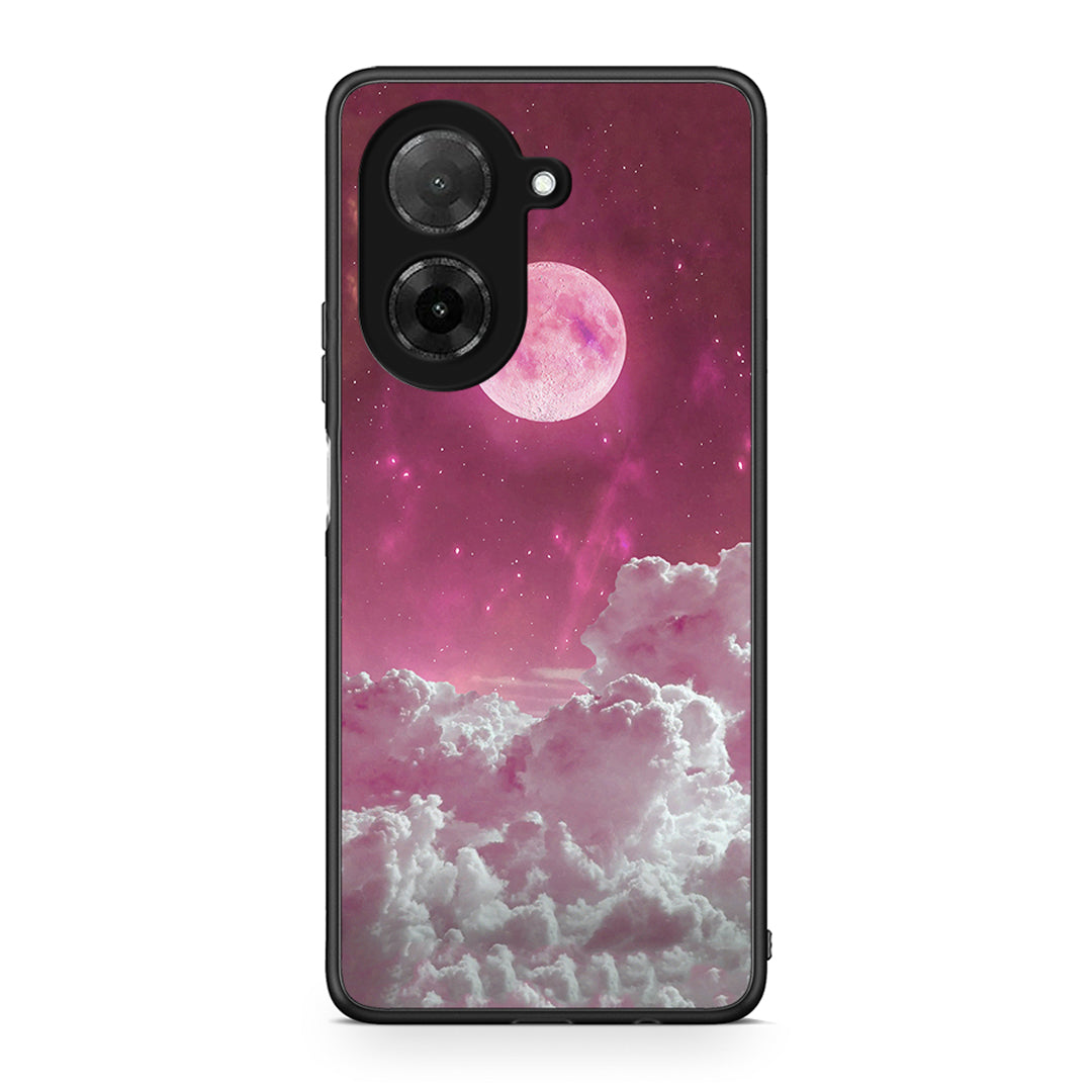 Xiaomi Redmi A5 Pink Moon Θήκη από τη Smartfits με σχέδιο στο πίσω μέρος και μαύρο περίβλημα | Smartphone case with colorful back and black bezels by Smartfits