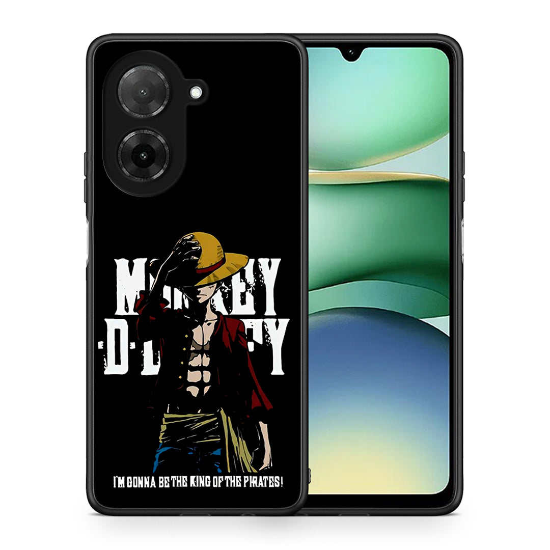 Θήκη Xiaomi Redmi A5 Pirate King από τη Smartfits με σχέδιο στο πίσω μέρος και μαύρο περίβλημα | Xiaomi Redmi A5 Pirate King case with colorful back and black bezels