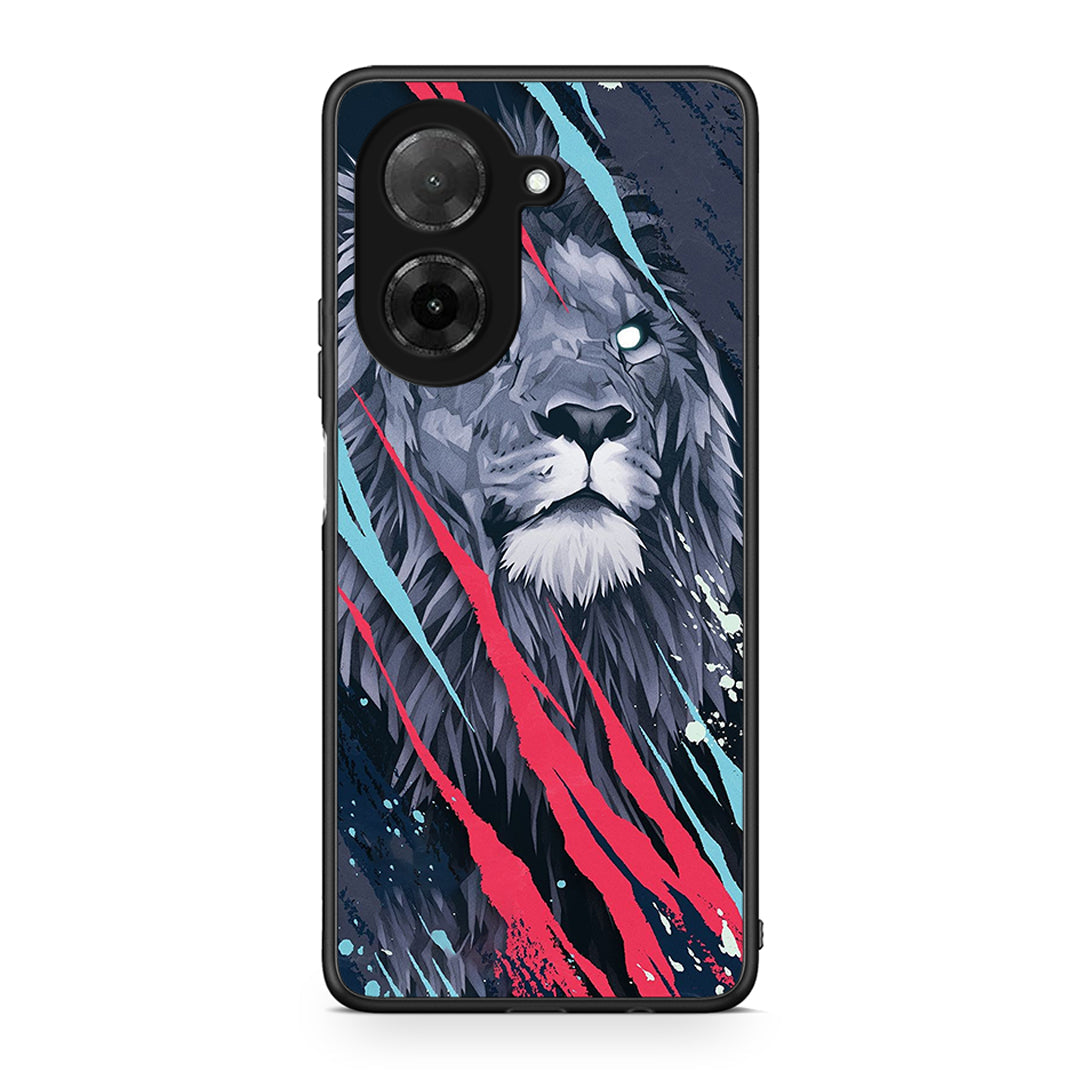 4 - Xiaomi Redmi A5 Lion Designer PopArt case, cover, bumper