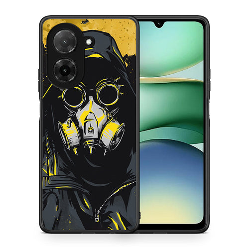 Θήκη Xiaomi Redmi A5 Mask PopArt από τη Smartfits με σχέδιο στο πίσω μέρος και μαύρο περίβλημα | Xiaomi Redmi A5 Mask PopArt case with colorful back and black bezels