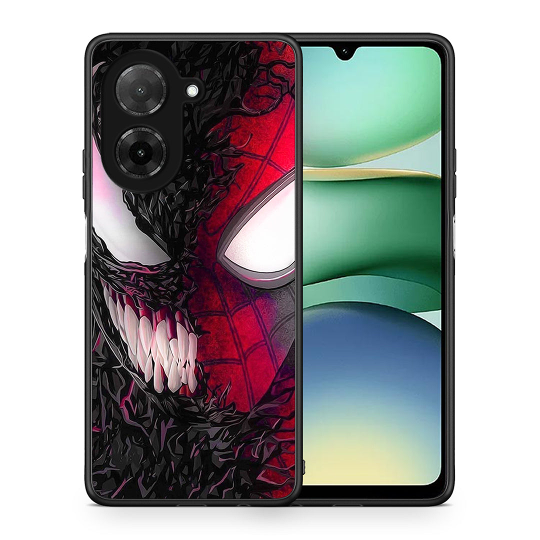 Θήκη Xiaomi Redmi A5 SpiderVenom PopArt από τη Smartfits με σχέδιο στο πίσω μέρος και μαύρο περίβλημα | Xiaomi Redmi A5 SpiderVenom PopArt case with colorful back and black bezels