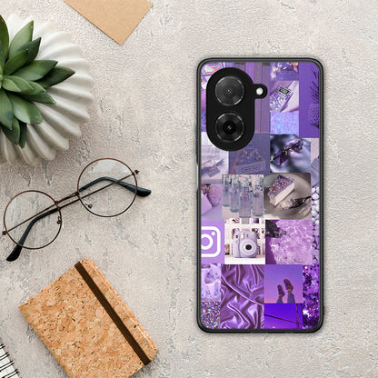 Purple Aesthetic Collage - Xiaomi Redmi A5 θήκη