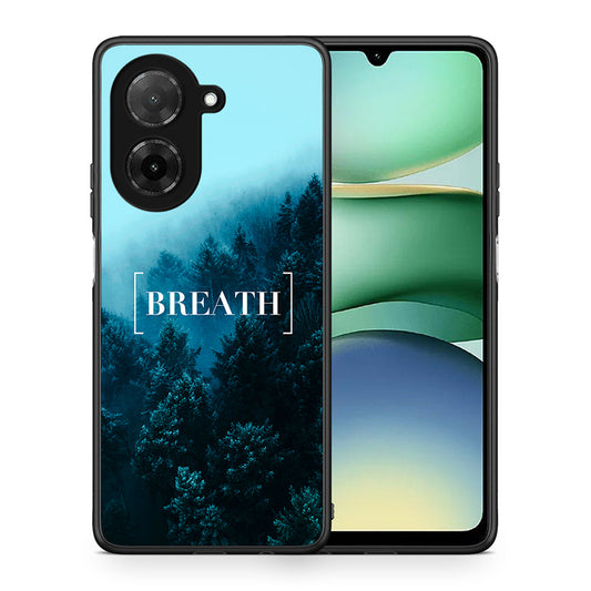 Θήκη Xiaomi Redmi A5 Breath Quote από τη Smartfits με σχέδιο στο πίσω μέρος και μαύρο περίβλημα | Xiaomi Redmi A5 Breath Quote case with colorful back and black bezels