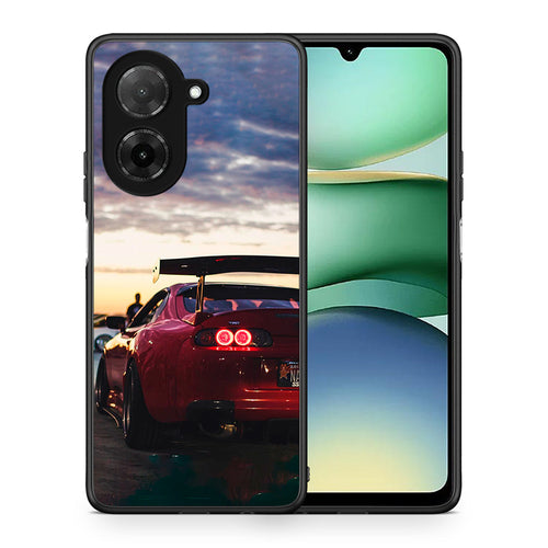 Θήκη Xiaomi Redmi A5 Racing Supra από τη Smartfits με σχέδιο στο πίσω μέρος και μαύρο περίβλημα | Xiaomi Redmi A5 Racing Supra case with colorful back and black bezels