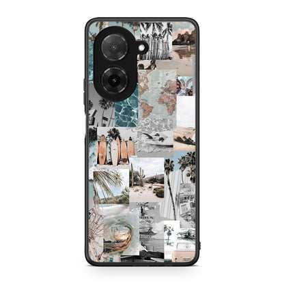 Xiaomi Redmi A5 Retro Beach Life Θήκη από τη Smartfits με σχέδιο στο πίσω μέρος και μαύρο περίβλημα | Smartphone case with colorful back and black bezels by Smartfits