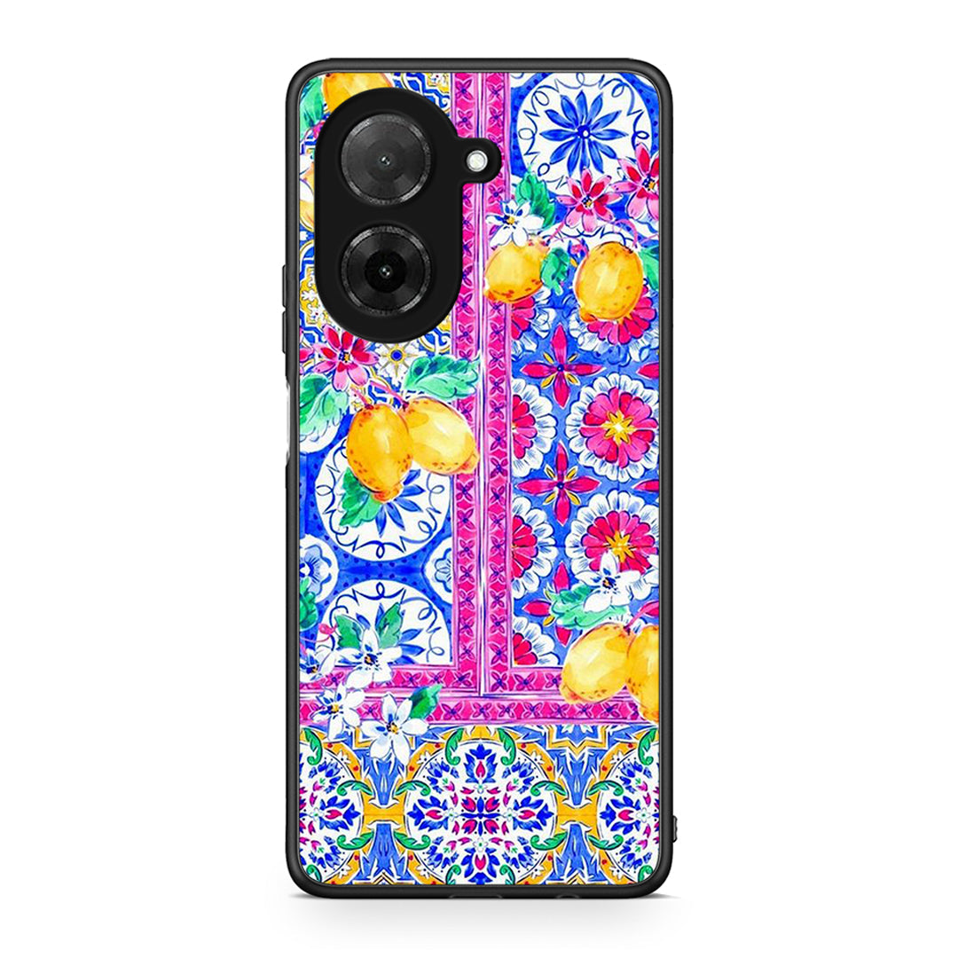 Xiaomi Redmi A5 Retro Spring θήκη από τη Smartfits με σχέδιο στο πίσω μέρος και μαύρο περίβλημα | Smartphone case with colorful back and black bezels by Smartfits