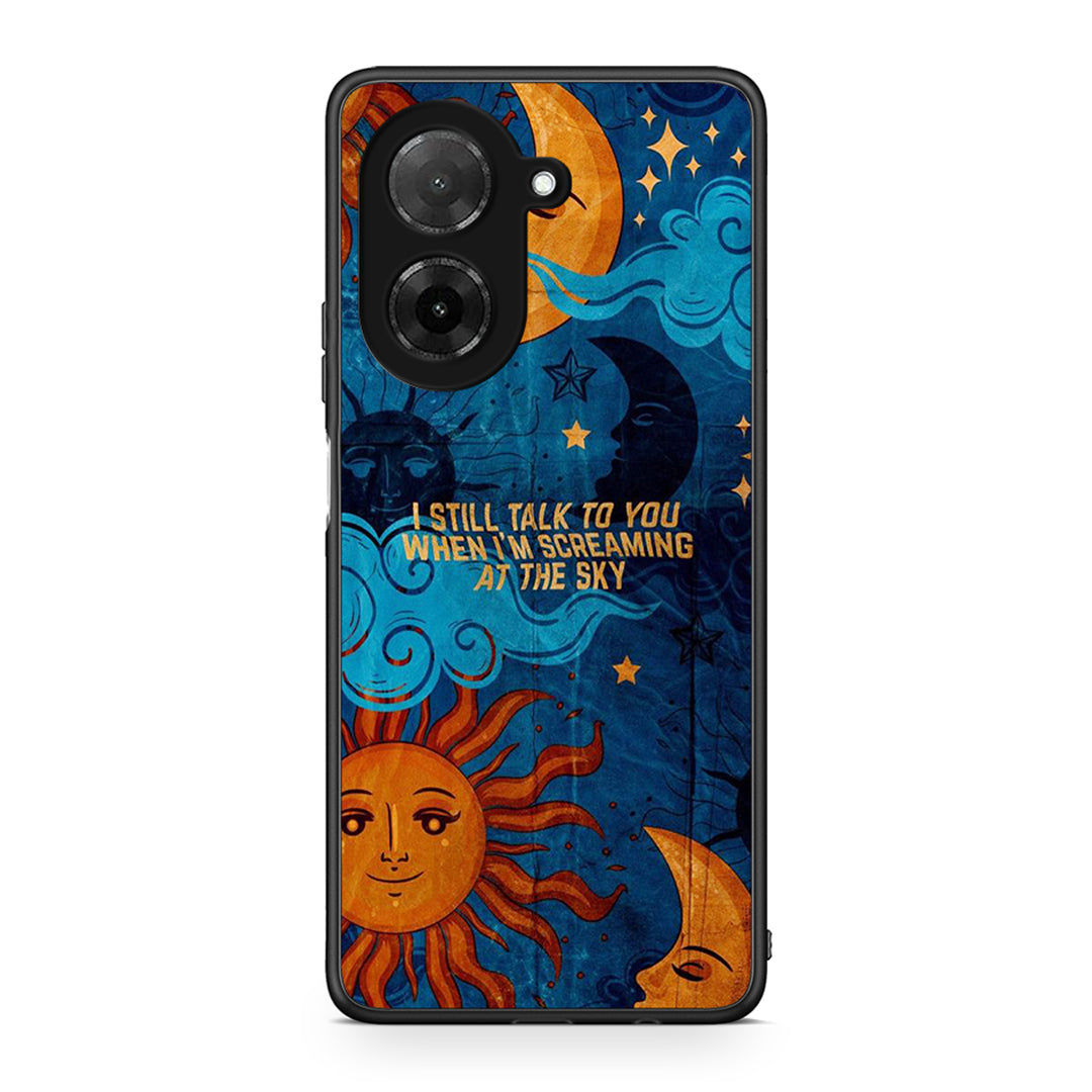Xiaomi Redmi A5 Screaming Sky θήκη από τη Smartfits με σχέδιο στο πίσω μέρος και μαύρο περίβλημα | Smartphone case with colorful back and black bezels by Smartfits