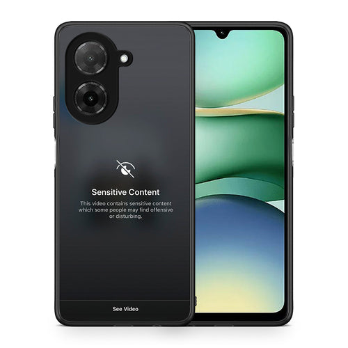 Θήκη Xiaomi Redmi A5 Sensitive Content από τη Smartfits με σχέδιο στο πίσω μέρος και μαύρο περίβλημα | Xiaomi Redmi A5 Sensitive Content case with colorful back and black bezels