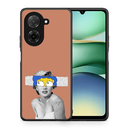 Θήκη Xiaomi Redmi A5 Sim Merilyn από τη Smartfits με σχέδιο στο πίσω μέρος και μαύρο περίβλημα | Xiaomi Redmi A5 Sim Merilyn case with colorful back and black bezels