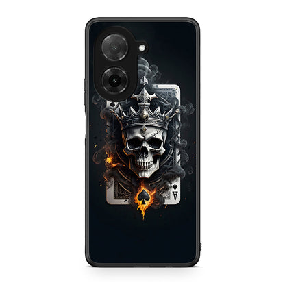 Xiaomi Redmi A5 Skull King Ace θήκη από τη Smartfits με σχέδιο στο πίσω μέρος και μαύρο περίβλημα | Smartphone case with colorful back and black bezels by Smartfits