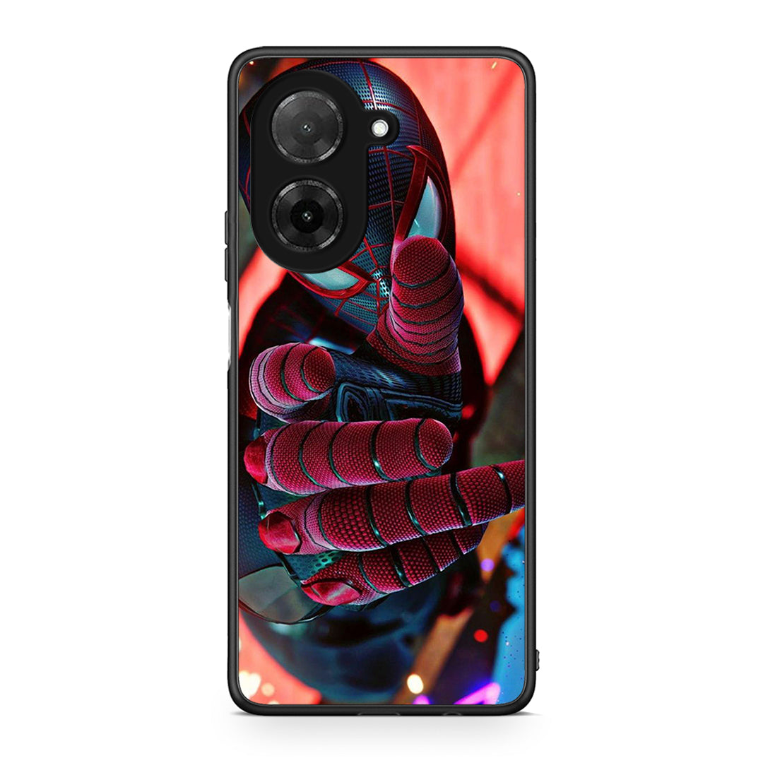 Xiaomi Redmi A5 Spider Hand Θήκη από τη Smartfits με σχέδιο στο πίσω μέρος και μαύρο περίβλημα | Smartphone case with colorful back and black bezels by Smartfits