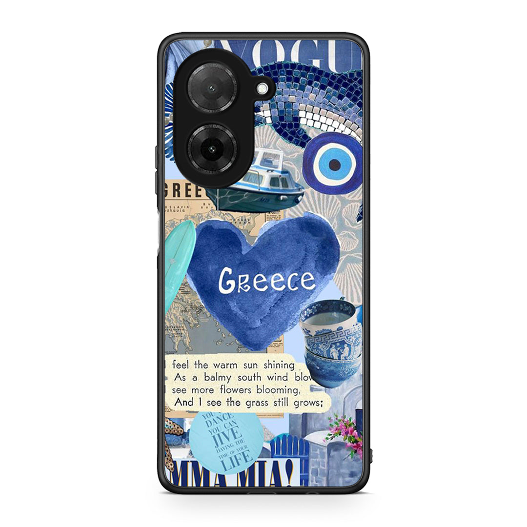 Xiaomi Redmi A5 Summer In Greece Θήκη από τη Smartfits με σχέδιο στο πίσω μέρος και μαύρο περίβλημα | Smartphone case with colorful back and black bezels by Smartfits