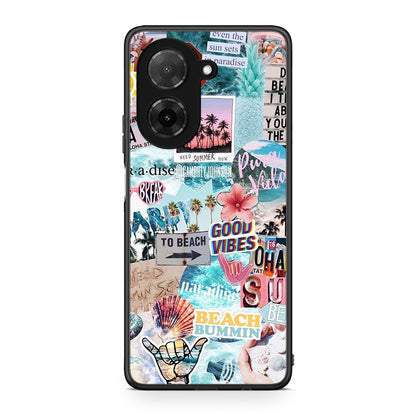 Xiaomi Redmi A5 Summer Vibes Θήκη από τη Smartfits με σχέδιο στο πίσω μέρος και μαύρο περίβλημα | Smartphone case with colorful back and black bezels by Smartfits