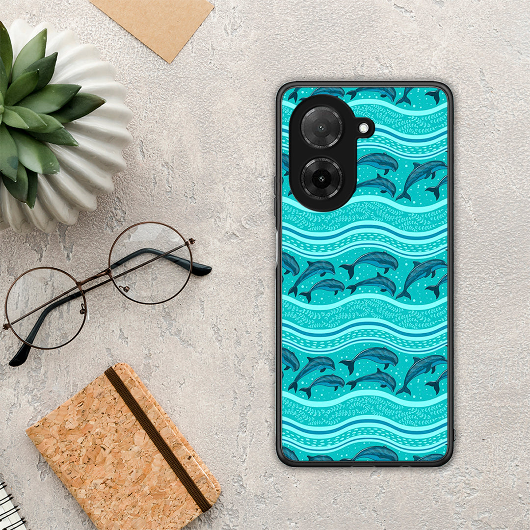 Swimming Dolphins - Xiaomi Redmi A5 θήκη
