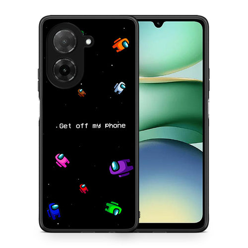Θήκη Xiaomi Redmi A5 AFK Text από τη Smartfits με σχέδιο στο πίσω μέρος και μαύρο περίβλημα | Xiaomi Redmi A5 AFK Text case with colorful back and black bezels