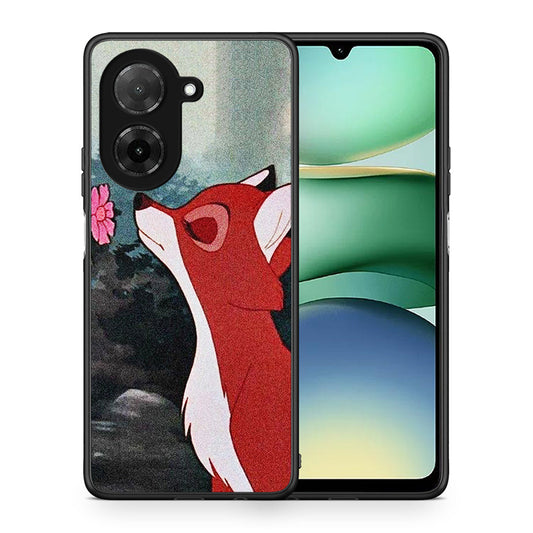 Θήκη Xiaomi Redmi A5 Tod And Vixey Love 2 από τη Smartfits με σχέδιο στο πίσω μέρος και μαύρο περίβλημα | Xiaomi Redmi A5 Tod And Vixey Love 2 case with colorful back and black bezels