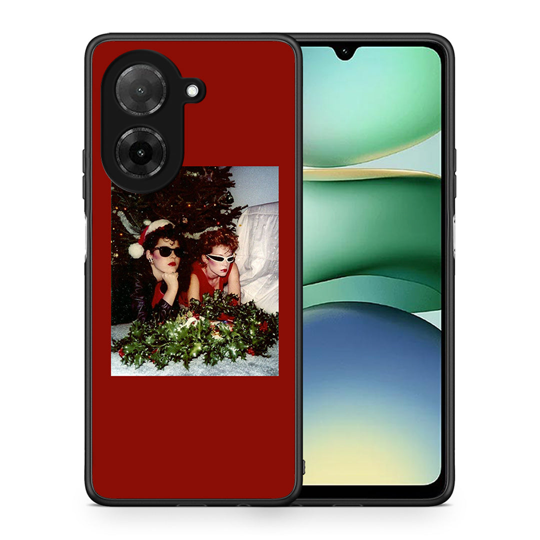 Θήκη Xiaomi Redmi A5 Waiting For Xmas από τη Smartfits με σχέδιο στο πίσω μέρος και μαύρο περίβλημα | Xiaomi Redmi A5 Waiting For Xmas case with colorful back and black bezels