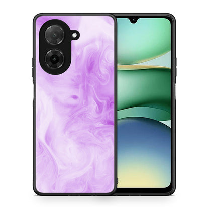 Θήκη Xiaomi Redmi A5 Lavender Watercolor από τη Smartfits με σχέδιο στο πίσω μέρος και μαύρο περίβλημα | Xiaomi Redmi A5 Lavender Watercolor case with colorful back and black bezels