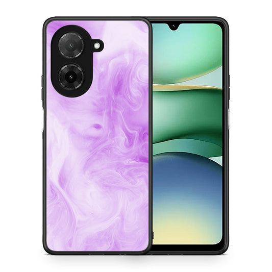 Θήκη Xiaomi Redmi A5 Lavender Watercolor από τη Smartfits με σχέδιο στο πίσω μέρος και μαύρο περίβλημα | Xiaomi Redmi A5 Lavender Watercolor case with colorful back and black bezels