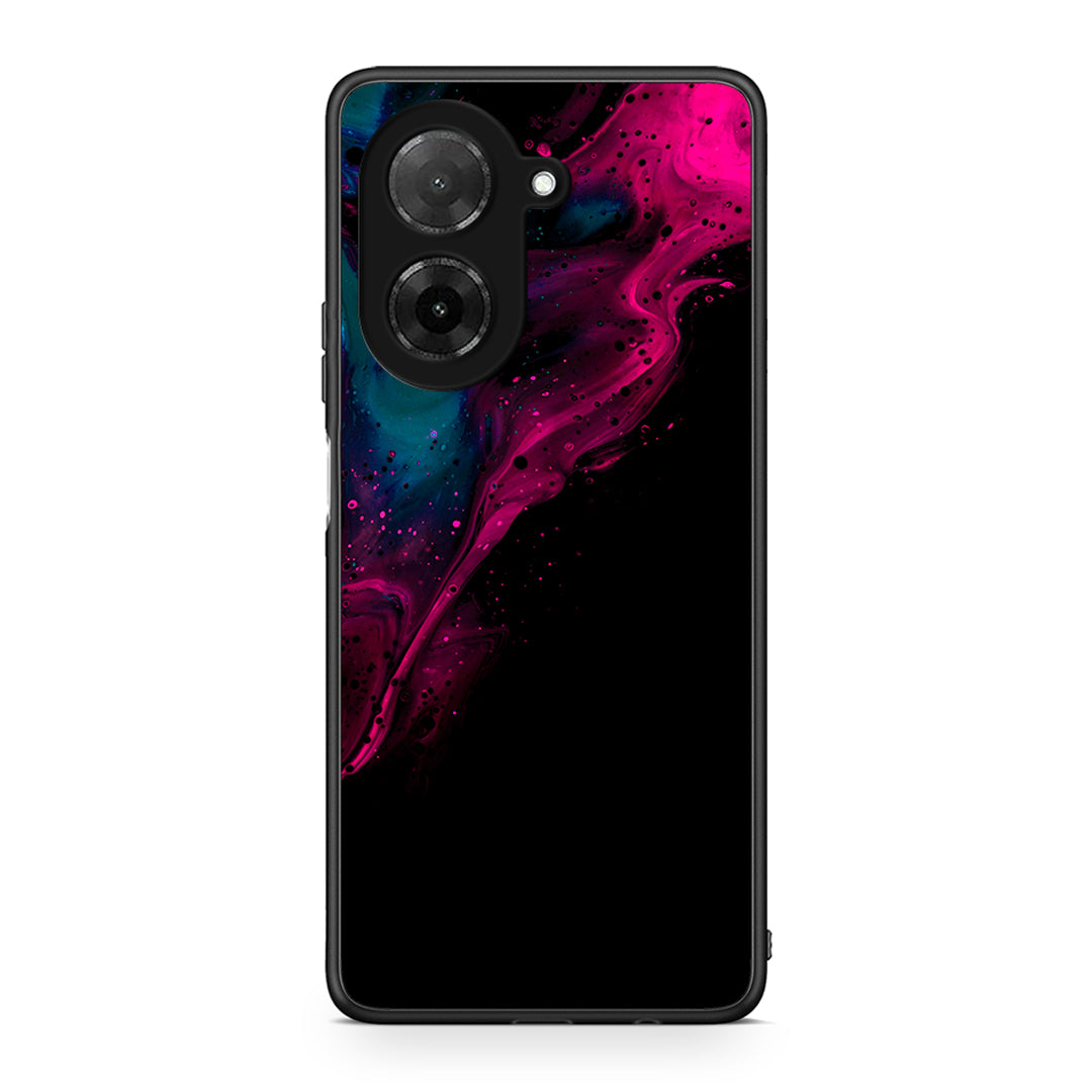 4 - Xiaomi Redmi A5 Pink Black Watercolor case, cover, bumper