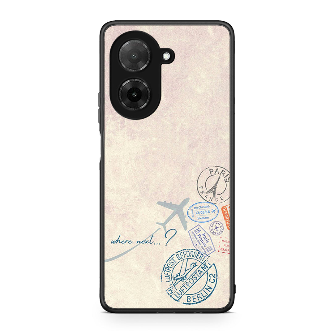 Xiaomi Redmi A5 Where Next Θήκη από τη Smartfits με σχέδιο στο πίσω μέρος και μαύρο περίβλημα | Smartphone case with colorful back and black bezels by Smartfits