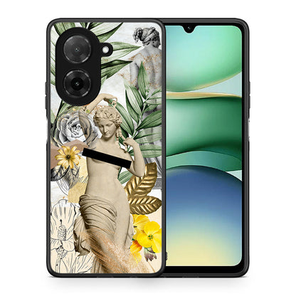 Θήκη Xiaomi Redmi A5 Woman Statue από τη Smartfits με σχέδιο στο πίσω μέρος και μαύρο περίβλημα | Xiaomi Redmi A5 Woman Statue case with colorful back and black bezels