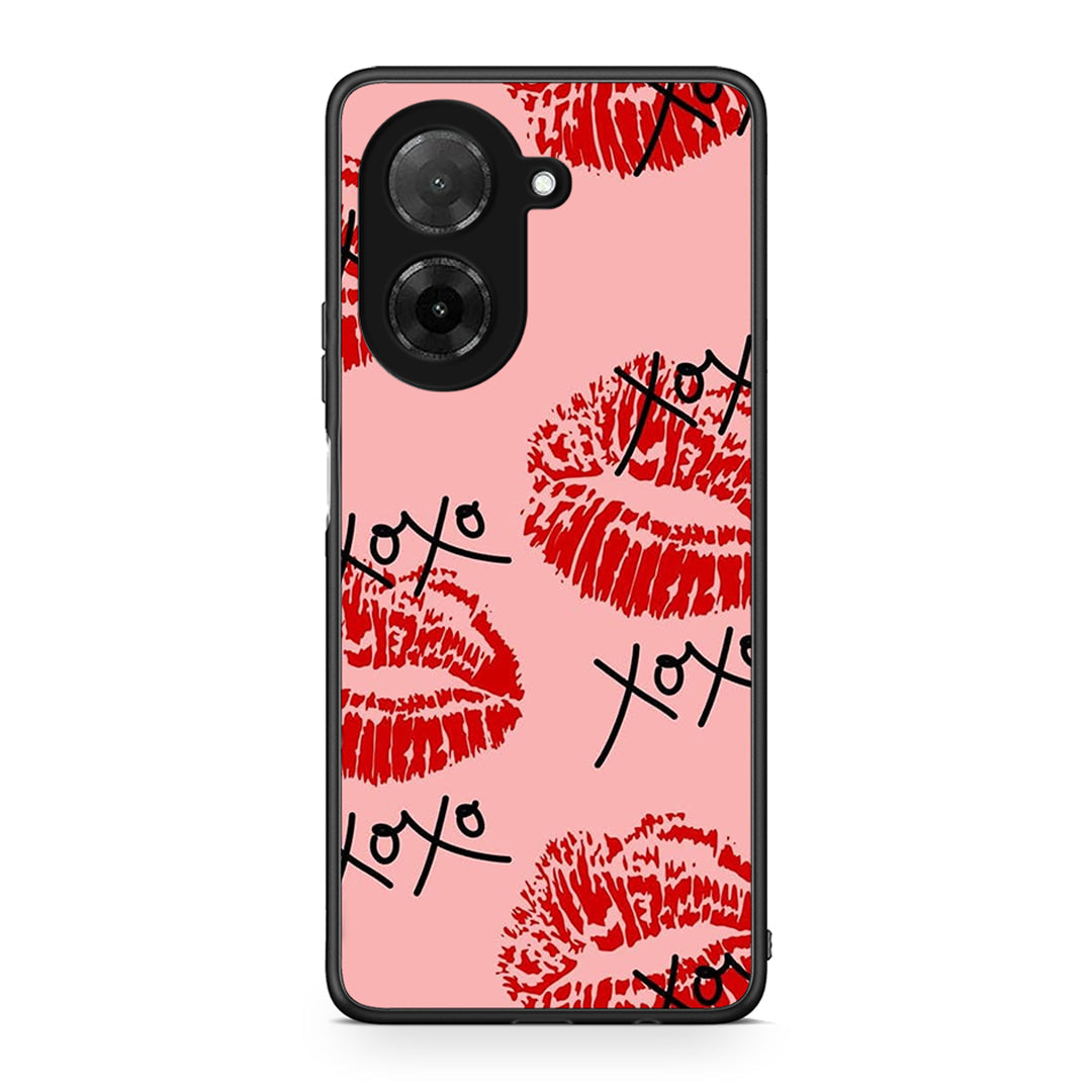 Xiaomi Redmi A5 XOXO Lips θήκη από τη Smartfits με σχέδιο στο πίσω μέρος και μαύρο περίβλημα | Smartphone case with colorful back and black bezels by Smartfits